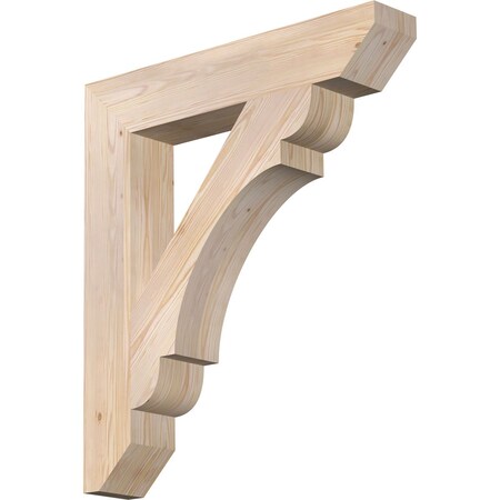 Ekena Millwork Olympic Slat Smooth Bracket, Douglas Fir, 5 1/2"W x 32"D x 36"H BKT06X32X36OLY06SDF